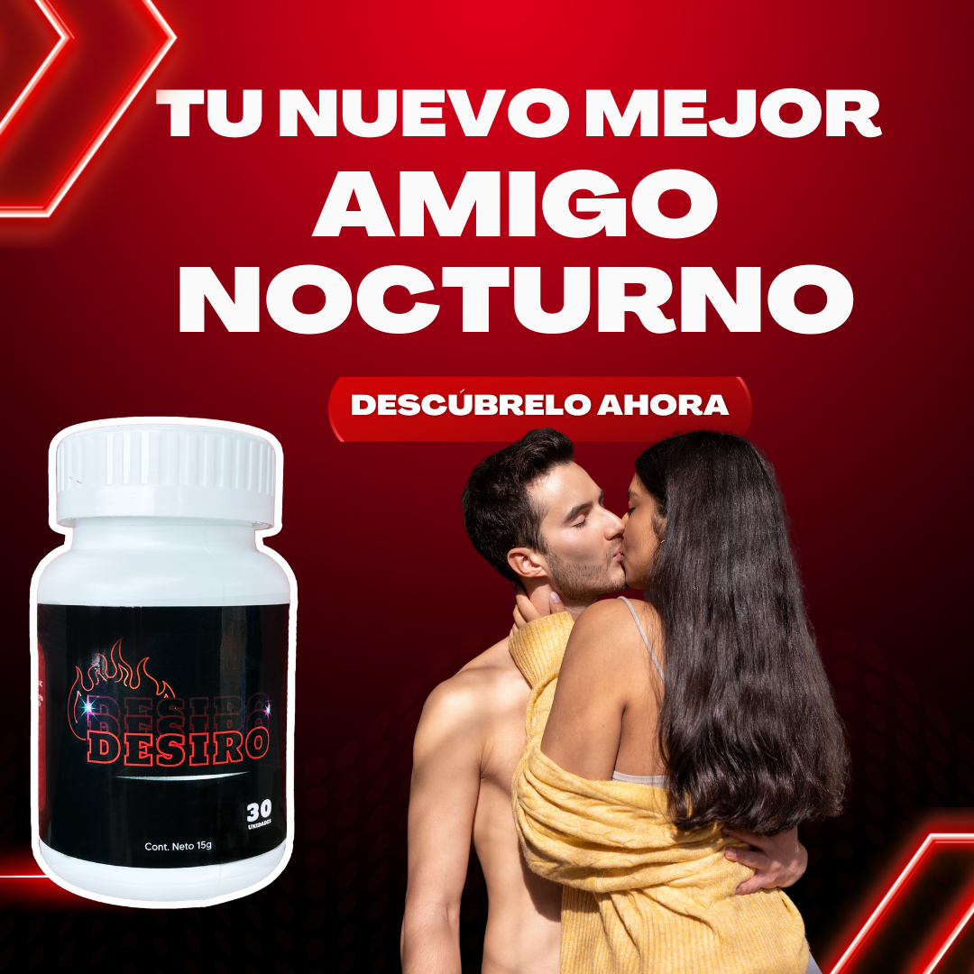 DESIRO – Potenciador Sexual Natural para Hombres y Mujeres